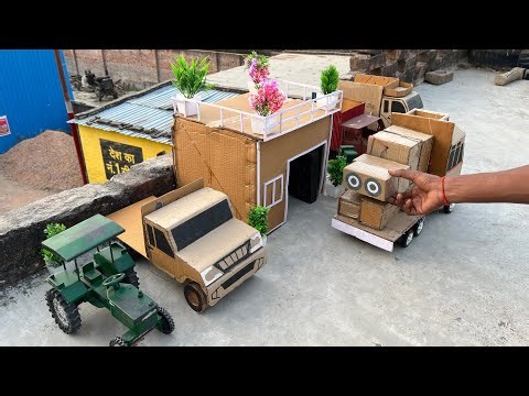 Mini Dj Truck Setup | how to make mini dj setup with cardboard Making Dj setup at home | dj wala