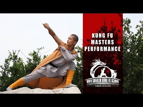 Performance of Shaolin Warrior Monks - Learn Martial Arts in China