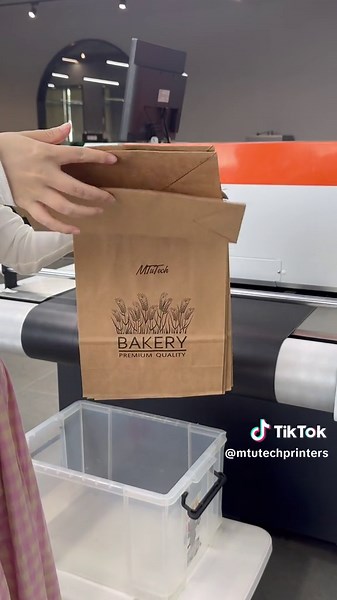 Single Pass Kraft Paper Bag Printing