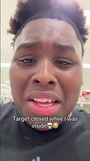 Target CLOSED while I was INSIDE 💀😭