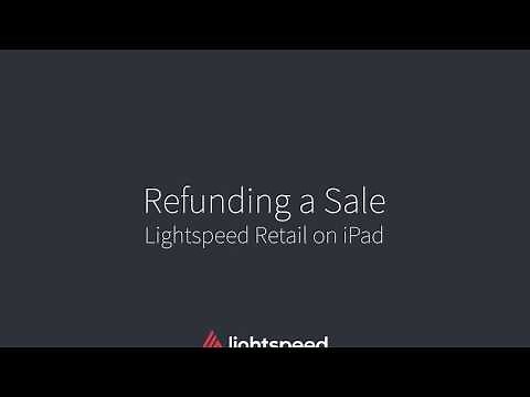 Refunding a Sale