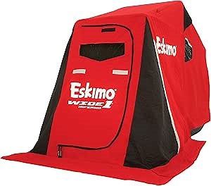 Amazon.com : Eskimo 15450 FlipMo 2 Inferno Insulated Portable Ice Fishing Shelter with 72" Sled and Swivel Seats, 2 Person : Sports & Outdoors