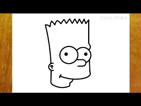 HOW TO DRAW BART SIMPSON
