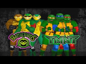 Battletoads vs Teenage Mutant Ninja Turtles - WWE Smackdown Here Comes the Pain