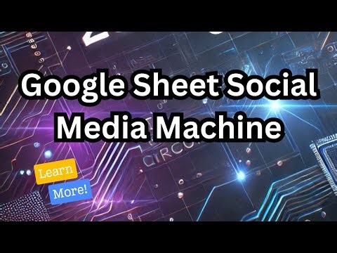 Automate Your Social Media with Google Sheets! (Social Media Machine Tutorial)