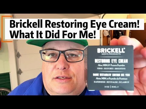 Brickell Men's Products Restoring Under Eye Cream Review! Perfect for Dark Circles, Wrinkles, Etc.