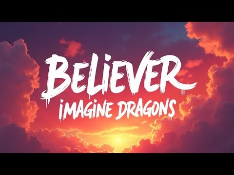 Believer – Imagine Dragons (Official Lyrics Video) | Rise Above the Pain | Powerful Motivation Song