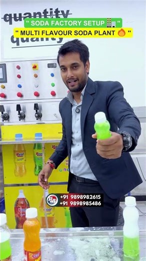 Soda Filling Machine 🍾 #sodabottlingplant