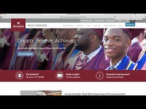 Navigating NCCU Eagles Online