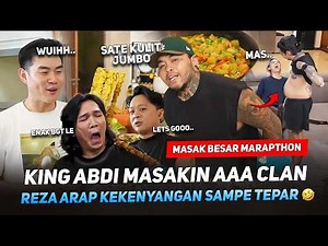 KING ABDI MASAK BESAR UNTUK AAA CLAN & CREW 🥳 SEMUA KEKENYANGAN SAMPAI TEPAR 🤣 #MARAPTHON3