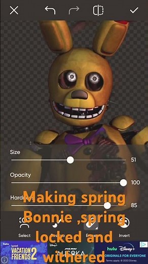 3K sub special! Making spring Bonnie Springlocked #fnaf #springbonnie