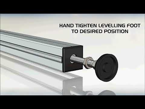 Basic instruction using Aluminium profile to build work bench