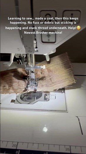 Brother CS7205 Sewing Machine Sticking