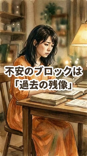不安のブロックは「過去の残像」 #名言
