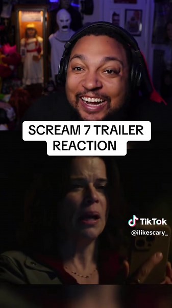 SCREAM 7 TRAILER REACTION #scream7 #scream #ghostface #horror #horrortok