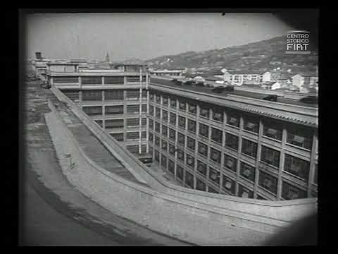 Amazing classic film of the Fiat Lingotto factory with the roof-top test track