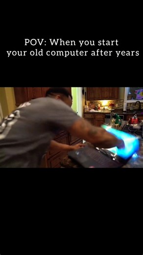 when you try to start your computer after years#animation#shorts#funny.