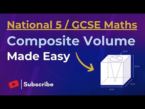 How To Solve DIFFICULT Composite Volume Problems Easily