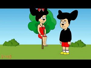 Mickey reaches for Minnie's Feet on a Tree