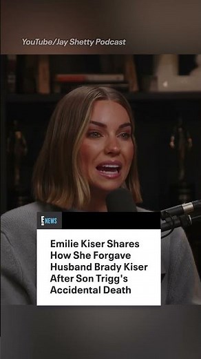 Emilie Kiser shares an update on her and Brady Kiser's grief journey. (🎥: Jay Shetty Podcast)