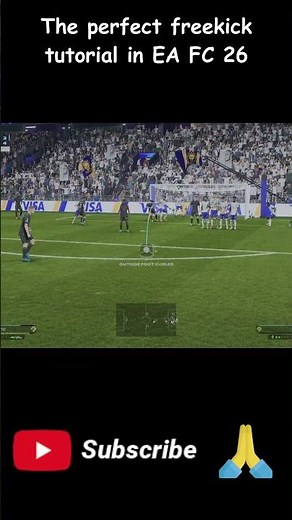 The perfect freekick tutorial in EA FC 26 #shorts