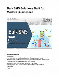 Bulk SMS Solutions Built for Modern Businesses