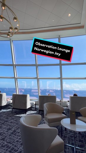 Norwegian Joy Observation Lounge Tour