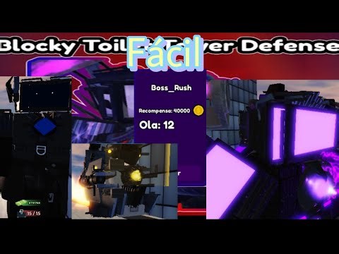Cómo pasar Boss rush en Blocky Toilet Tower Defense🔥