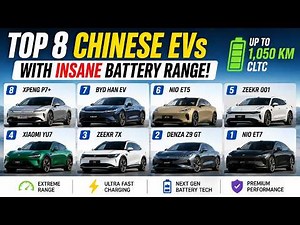 The Longest-Range Chinese Electric Cars of 2026!