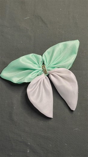 🎀 Fancy Hair Bow Design | Quick & Easy ✨ #bow #hairbow #accessories #ytshorts #viral #trending