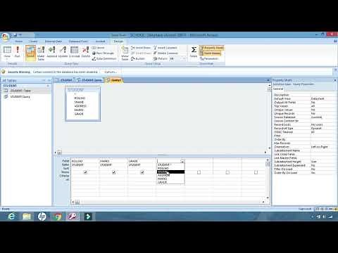 MS ACCESS | DATABASE_QUERY , FORM , REPORT