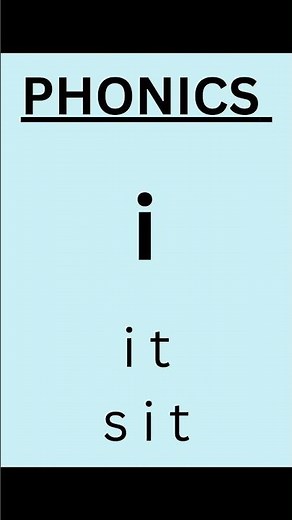 letter i sound, PHONICS IN TAMIL