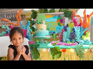 We turned the backyard into a WATERPARK for her birthday!