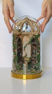 23K views · 1.2K reactions | My latest miniature project is an abandoned library, a place where time seems to have stopped and nature is gradually reclaiming its space. The tiny books hold untold stories, adding to the quiet mystery. What do you think lingers in the air here? #dioramas #dioramacreators #dioramaart #dioramaclub #dioramaphotography #dioramamaker | Tamar Cohen Miniatureit | Facebook