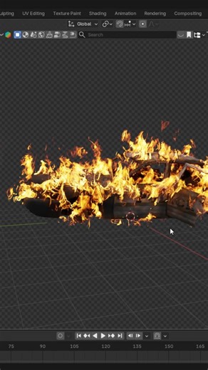 Fire It Addon in Blender Create Realistic Fire and Flames Easily