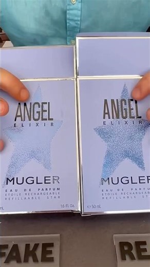 Fake vs Original Thierry Mugler Angel Elixir Perfume