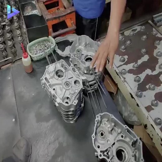 Mechanical Device Assembly Process in Industrial Settings