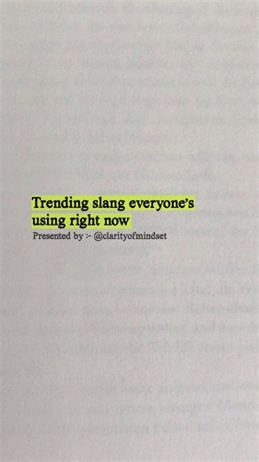 Your School Of Clarity | Self Improvement on Instagram: "POV: You’re scrolling and suddenly realize half the internet is speaking a new language 💀 No, it’s not confusing… you’re just not updated yet 😌 From delulu moments to bussin reactions, this is your quick cheat sheet to survive group chats, comments, and late-night scrolling without feeling lost 👀✨ Save this before someone calls you mid and you don’t know how to respond 😭 Share it with that one friend who still asks, “Ye slang ka matlab