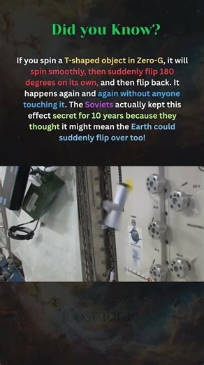 Why Objects Flip Themselves in Space (The Dzhanibekov Effect)..
