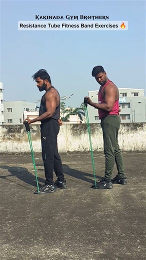 Resistance Band Exercises✅ || how to do Tube Exercises #resistance #shorts #resistanceexercise