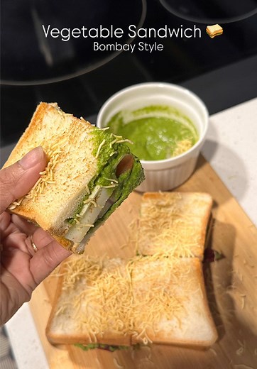 Bombay Style Veggie Sandwich Recipe at Home
