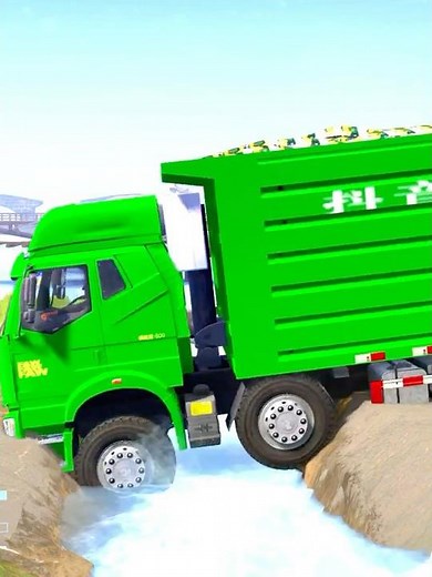 Spintires: MudRunner -SHACMAN DELONG X3000 Towing a Truck on a Snowy Road Ep296