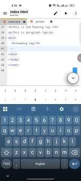 hr tag in HTML on mobile
