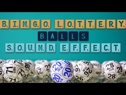Bingo Lottery Balls Sound Effect / Spinning Cage Bingo Ball Sound / Royalty Free Sample