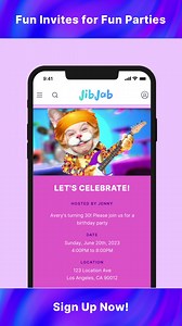 2.4K views · 20 reactions | We have a BIG announcement for you today, JibJabbers!  You're INVITED to our launch party! ✨ You asked and we delivered.  Now you can create fun invites for fun parties! Head to our website to get your party started today! | JibJab | Facebook