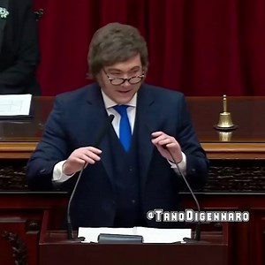 El día más tranquilo de Milei: