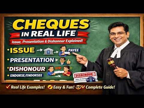 Cheque Ka Complete Game 🎯 | Issue, Presentation & Dishonour Explained