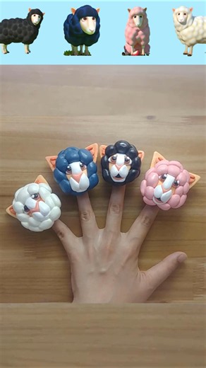 baabaa Black Sheep finger family claycracking making 손가락검은양 클레이로만들기 #cocomelon #baabaablacksheepsong