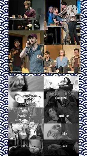 “Stage Moments & Wizarding Tragedies – Dual Collage Aesthetic”