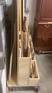 Rolling Wood Storage Cart Blueprint Plans (imperial and Metric) - Etsy